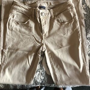 American Eagle khaki skinny jeans